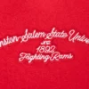 Winston salem state rams hbcu vintage redblack wool patches