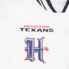 Womens houston texans retro classic full snap satin jacket patch