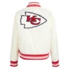Womens kansas city chiefs retro classic satin jacket
