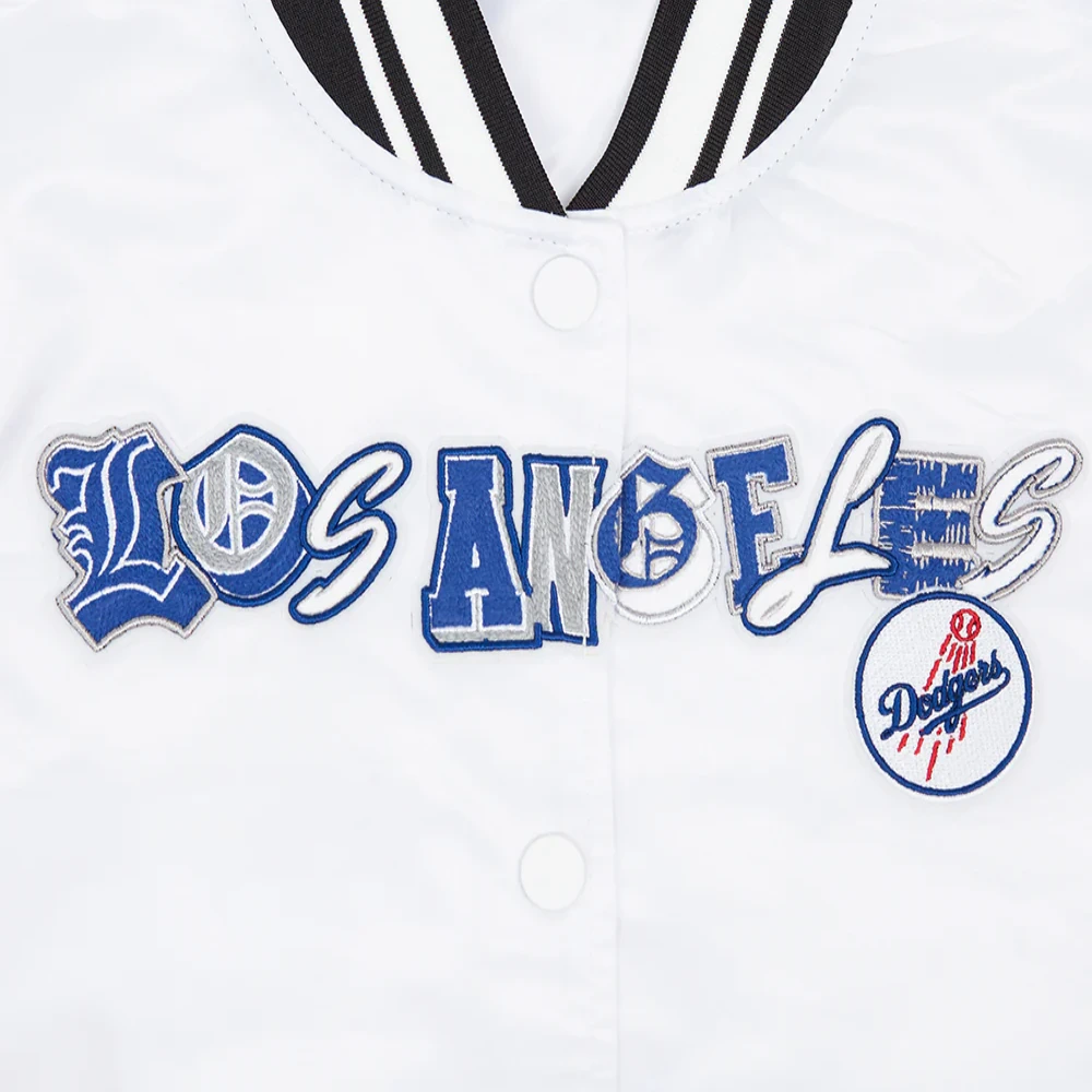 Womens los angeles dodgers city ransom satin varsity patches