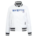 Los Angeles Dodgers Women's City Ransom White Satin Jacket