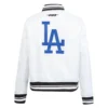 Womens los angeles dodgers city ransom white satin