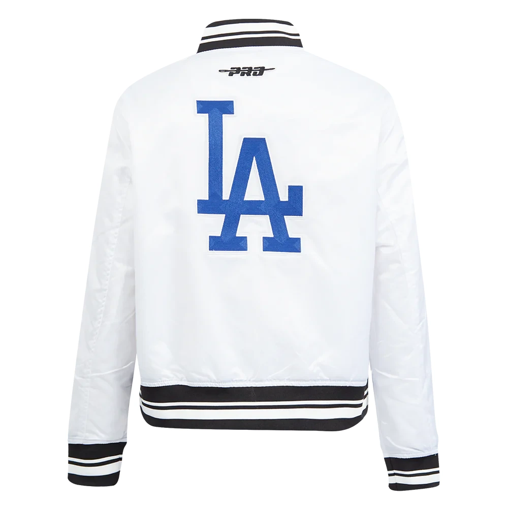Womens los angeles dodgers city ransom white satin