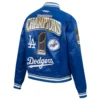 Womens los angeles dodgers world series satin varsity jacket