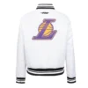 Womens los angeles lakers city ransom white jacket