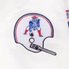 Womens new england patriots retro classic full snap patch logo