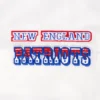 Womens new england patriots retro classic full snap satin team patch logo