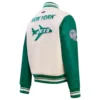 Womens new york jets retro classic wool varsity jacket