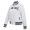 Womens new york yankees city ransom satin varsity jacket