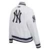 Womens new york yankees city ransom white satin