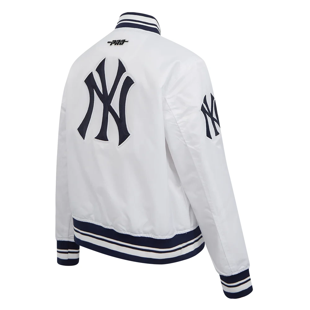 Womens new york yankees city ransom white satin
