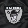 Womens oakland raiders retro classic full snap black satin patch