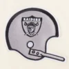 Womens oakland raiders retro classic full snap satin helmet patch
