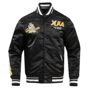 Xavier gold rushnuggets homecoming satin jacket