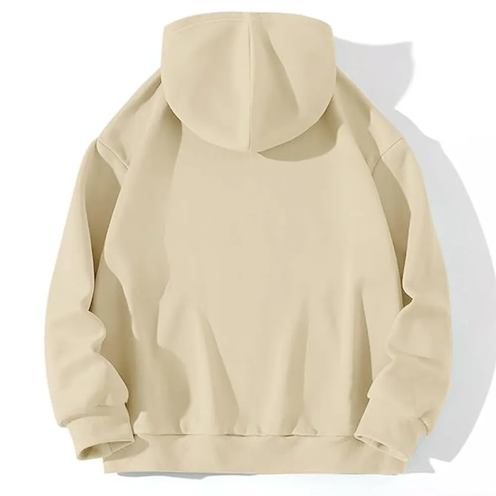 Y2k kozy beige hoodie