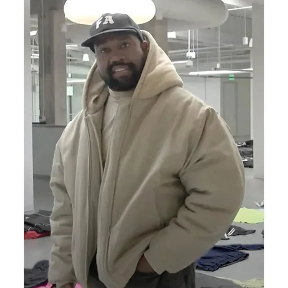 Yeezy pixar beige bomber hoodie