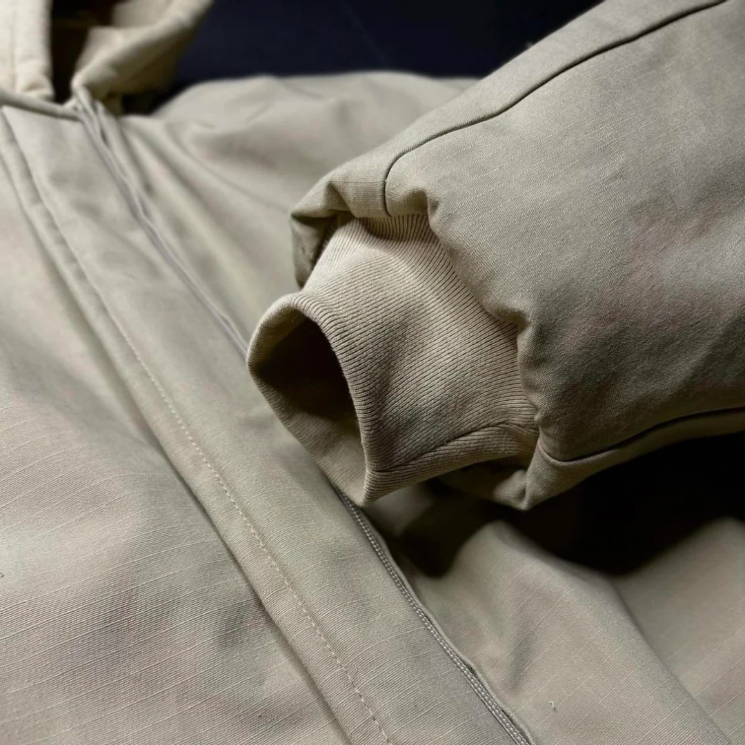 Yeezy pixar hood jacket rib cuffs