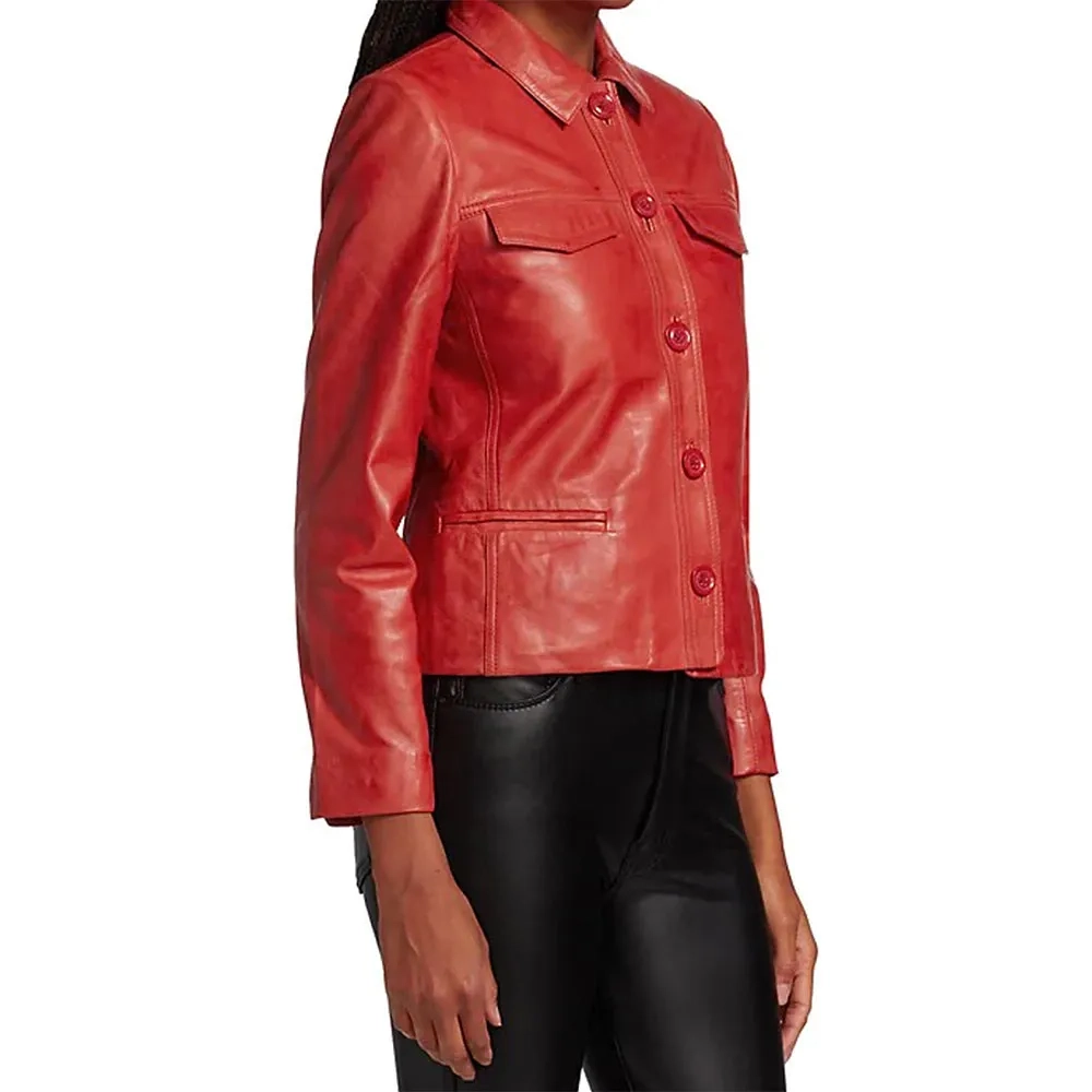 Andrea martin only murders in the building leather jacket