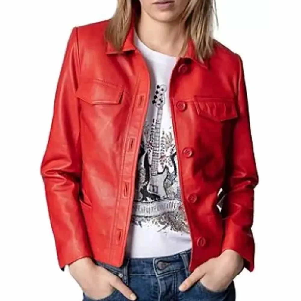 Andrea martin only murders in the building red leather jacket