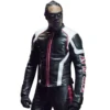 Arrow fairplay blackwhite leather jacket