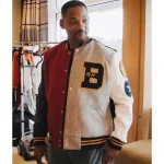 Bel-Air Academy Will Smith Wool/Leather Varsity Jacket