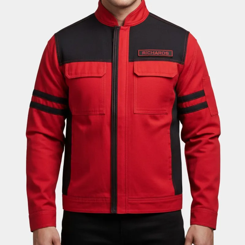 Ben richards red black jacket