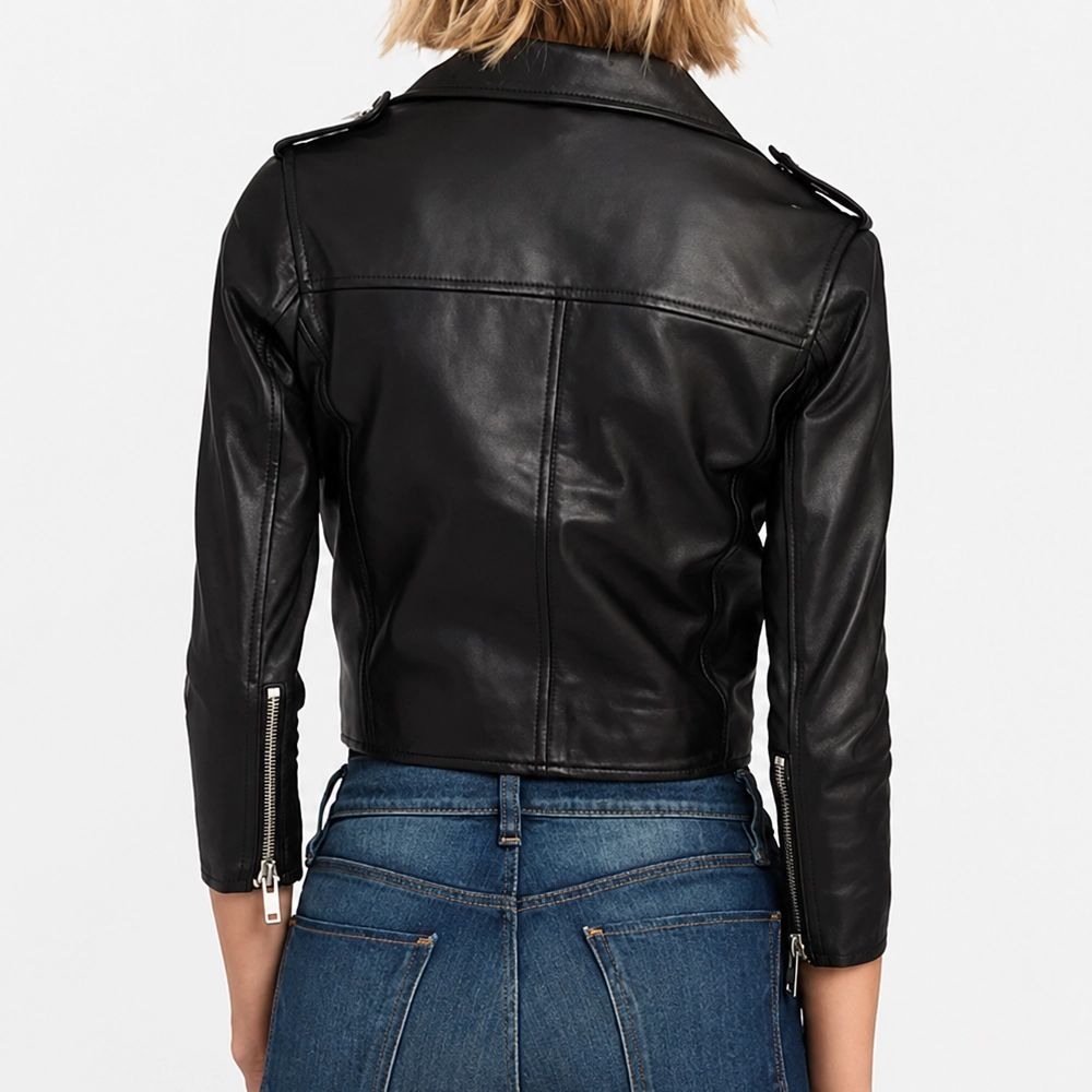 Beyonce black leather jacket