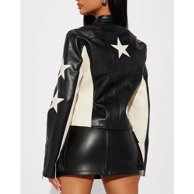 Beyond the gates rhonnirose mantilla black and white jacket