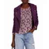 Big sky s03 plum purple leather jacket