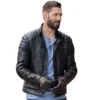 Casey deidrick wedding season biker jacket