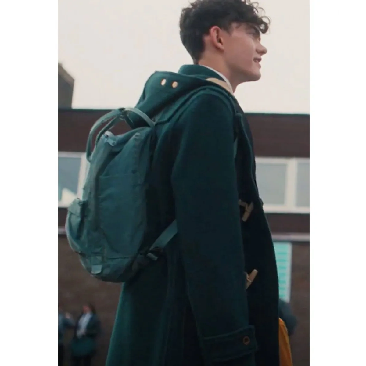 Charlie spring wool duffle coat
