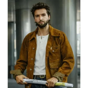 Charlie suede jacket brown
