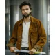 Charlie suede jacket brown