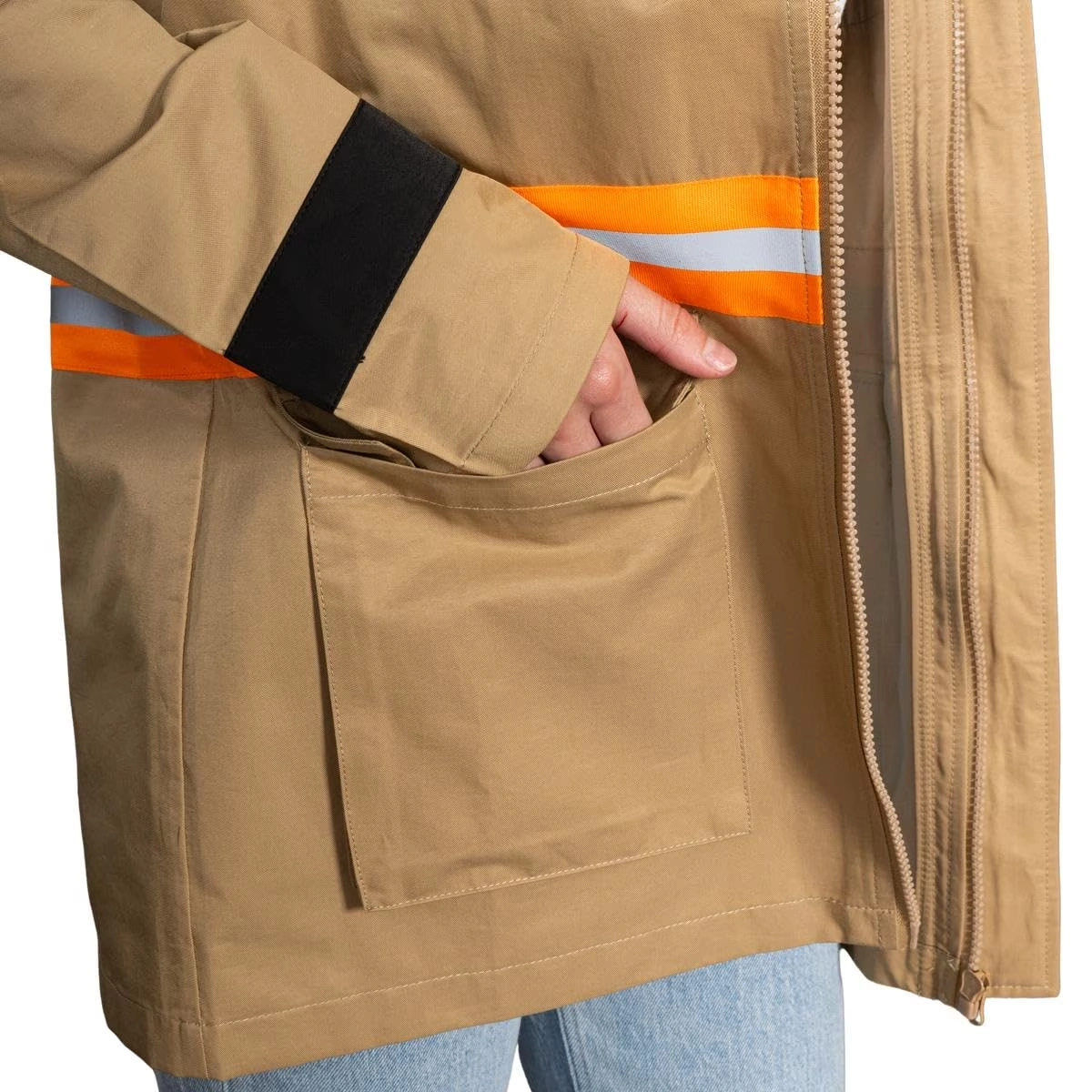 Chloe grace moretz the peripheral jacket pockets view