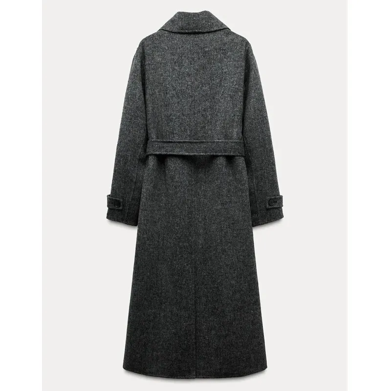 Claire newman grey coat