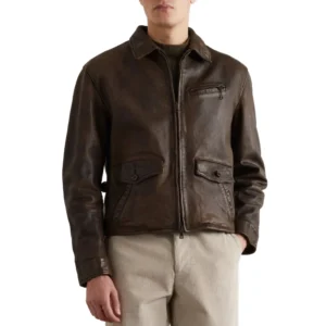 Conan obrien must go brown leather jacket