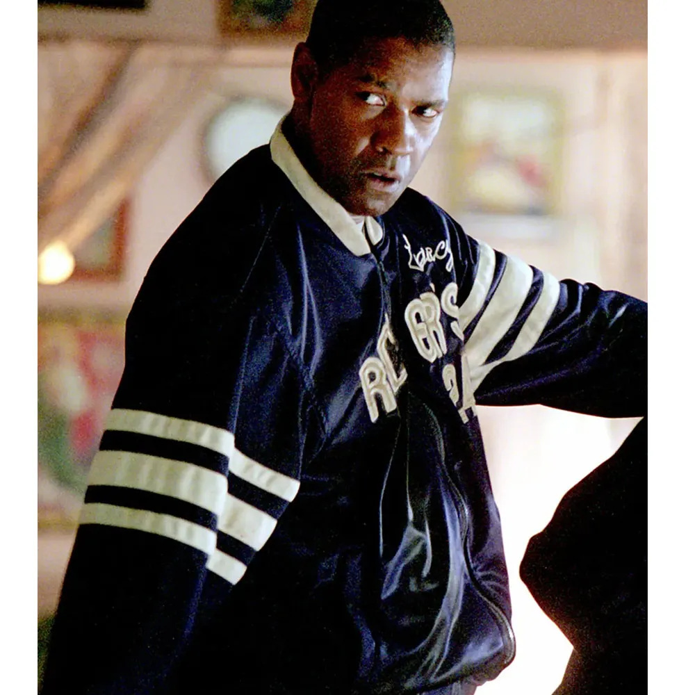 Denzel washington man on fire blue jacket