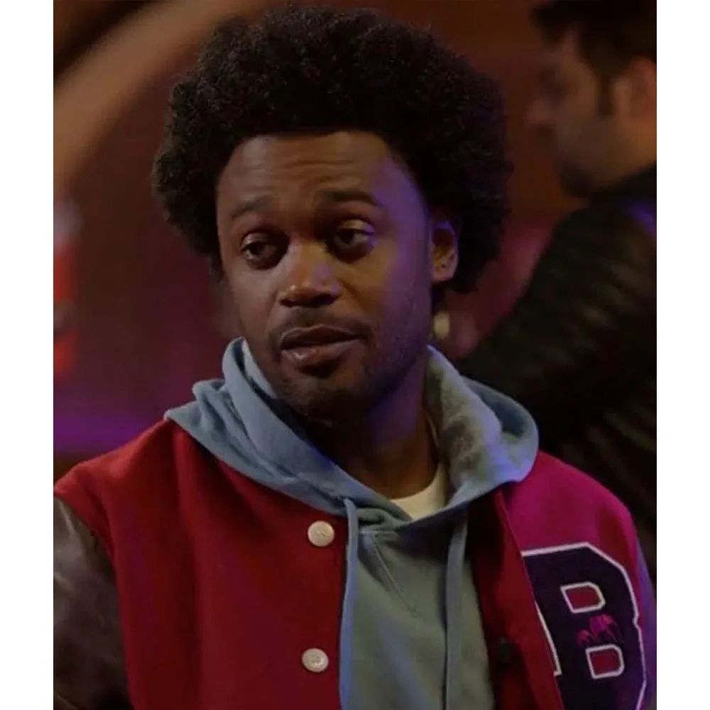 Echo kellum grand crew red letterman jacket