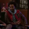 Echo kellum grand crew redbrown letterman jacket
