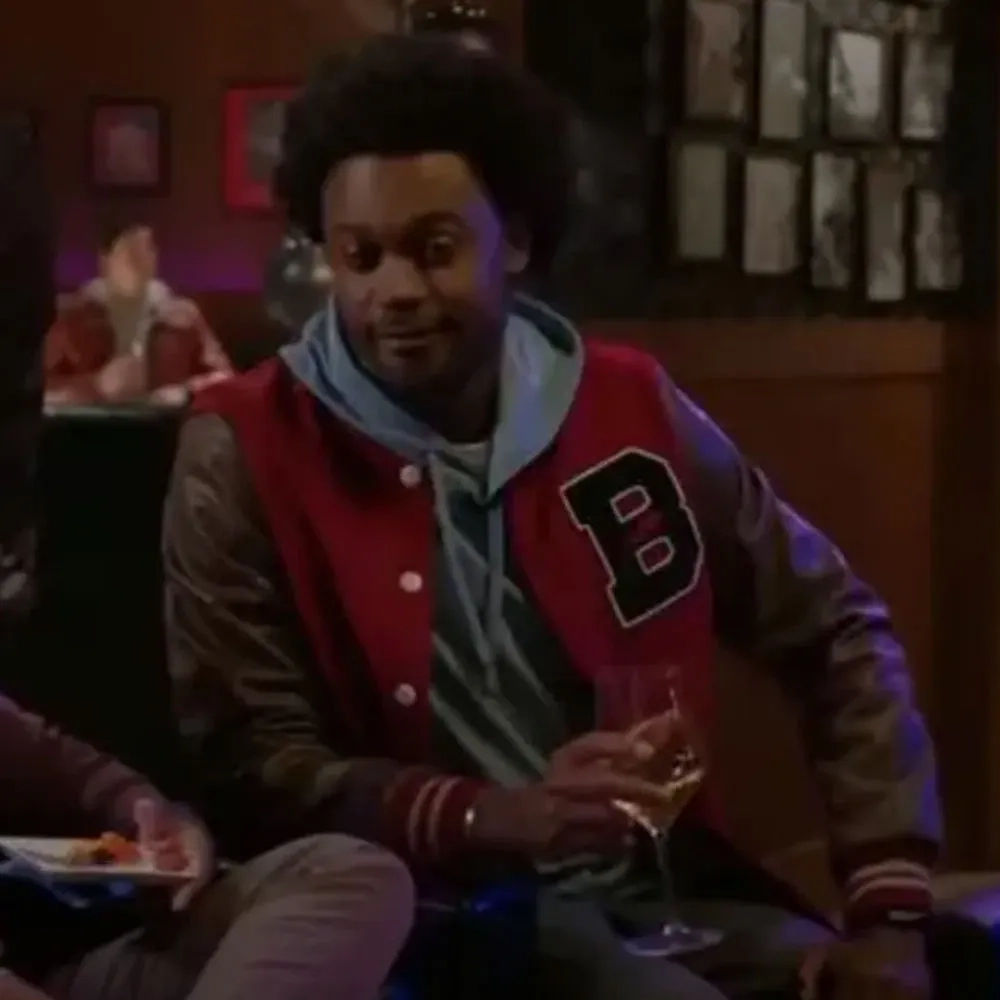 Echo kellum grand crew redbrown letterman jacket