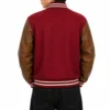 Echo kellum grand crew rib knit letterman jacket