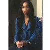Erinn westbrook riverdale royal leather jacket