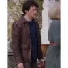 Halloween ends brown leather jacket