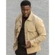 Hart broken kevin hart beige cotton jacket