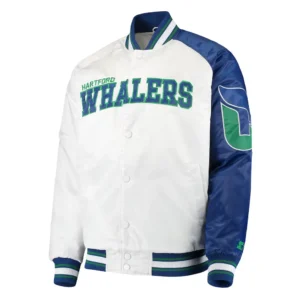 Hartford whalers dugout championship jacket