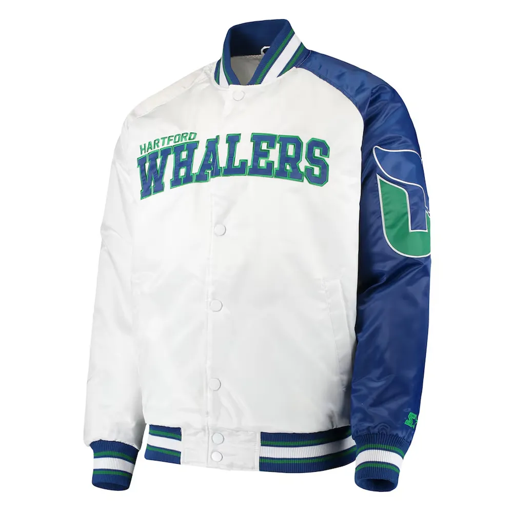 Hartford whalers dugout championship jacket