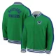 Hartford whalers green track fleece jacket