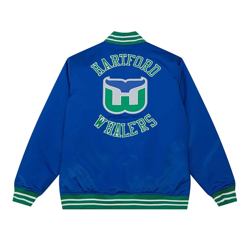 Hartford whalers heavyweight royal jacket