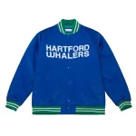Hartford Whalers Lightweight Royal Satin Jacket