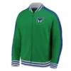Hartford whalers track fleece jacket